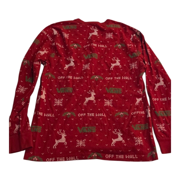 Vans Happy Holidas Long Sleeve Shirt - Picture 1 of 4